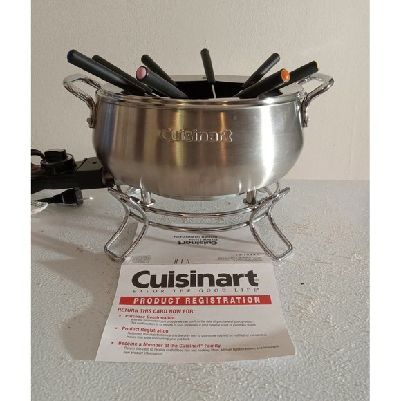 Cuisinart Kitchen Cuisinart Electric Fondue Set Cfo3ss Poshmark
